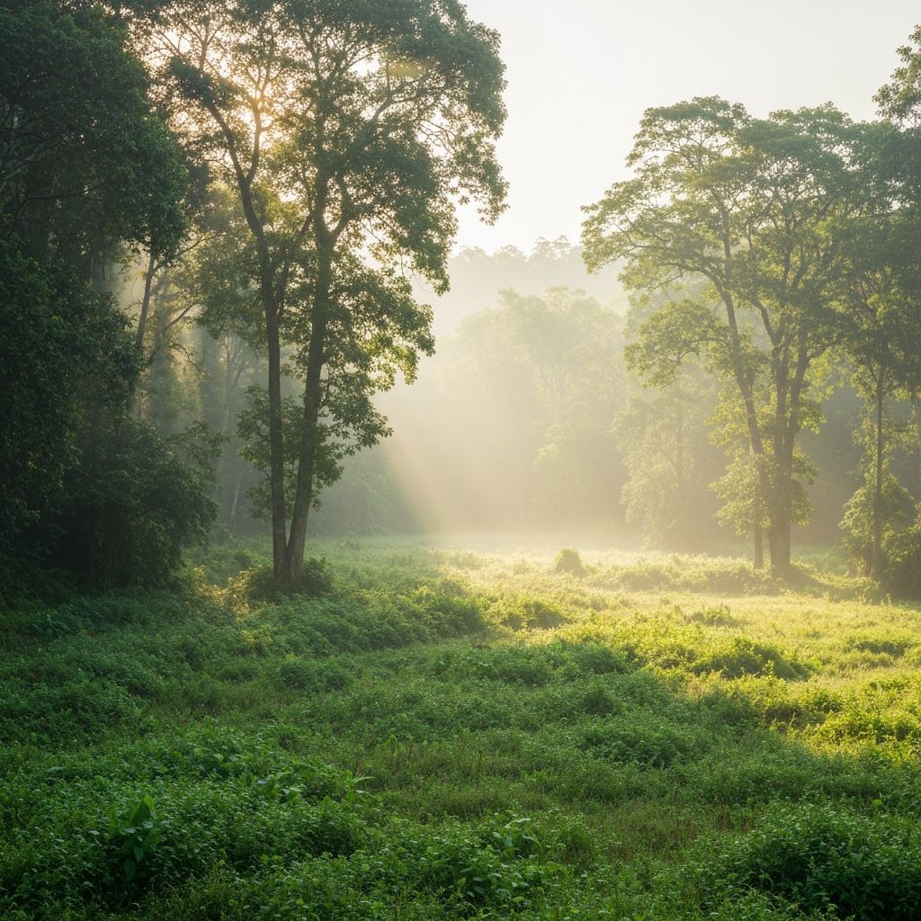 Natural wellness landscape